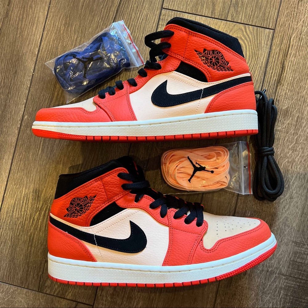 Air Jordan 1 Retro Mid SE 'Team Orange' 2018
